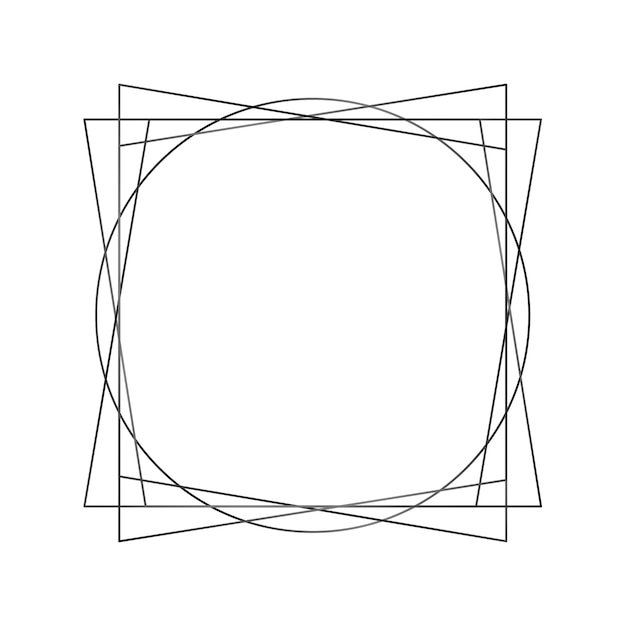 Gratis PSD sort cirkelform