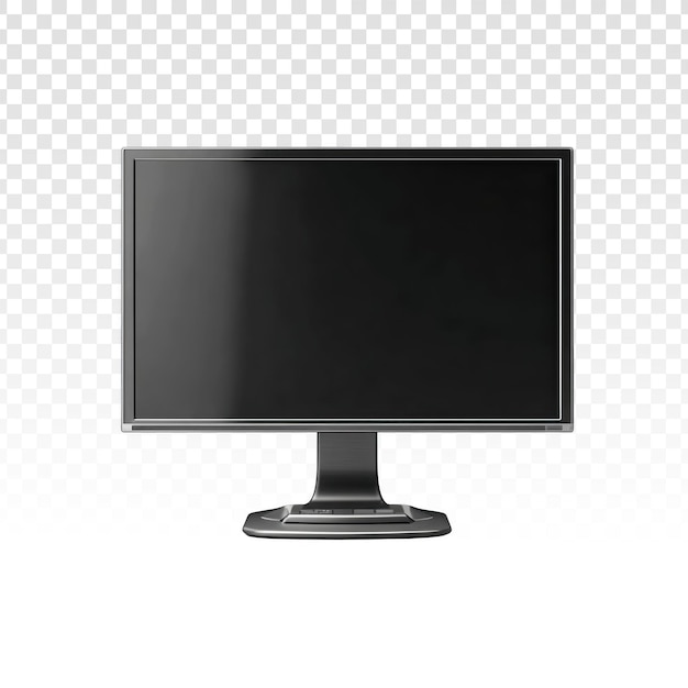 Gratis PSD sort computerskærm isoleret