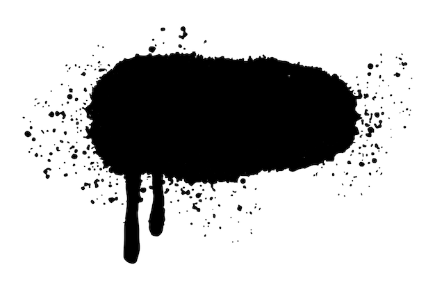 Gratis PSD sort graffitimaling