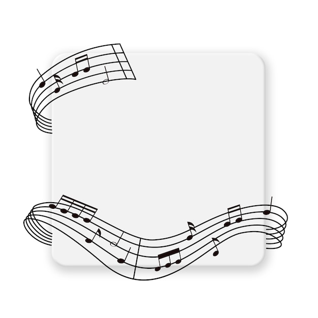 Gratis PSD sort musiknode