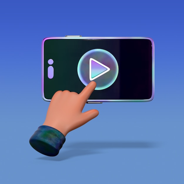Gratis PSD sosiale medier 3d-ikon