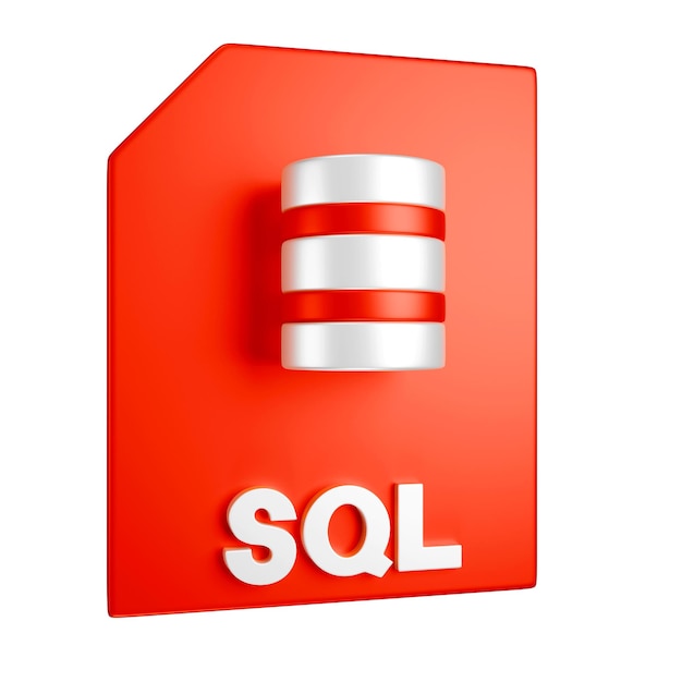 Gratis PSD sql-databasikon i 3d-tecknad stil