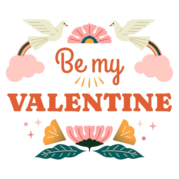 Gratis PSD st. valentinsdag banner design