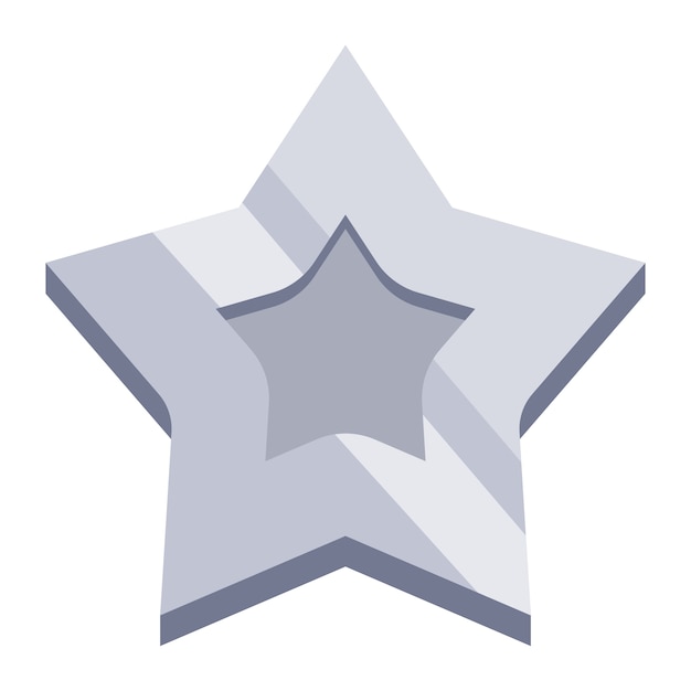 Gratis PSD stjerneelement isolert