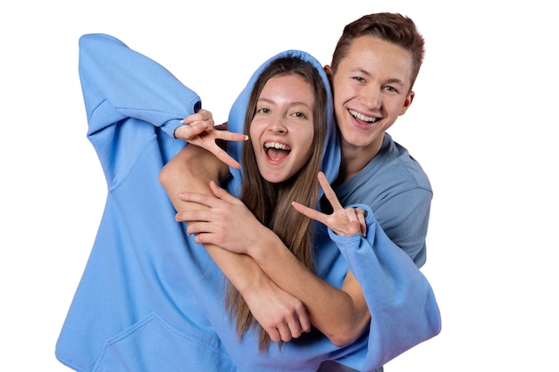 Gratis PSD studio porträtt av unga tonårsvänner