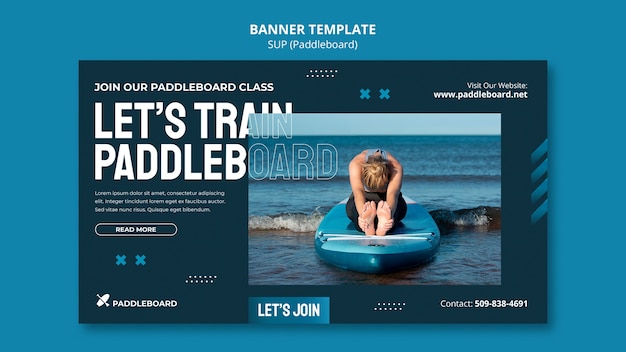 Gratis PSD sup banner template design