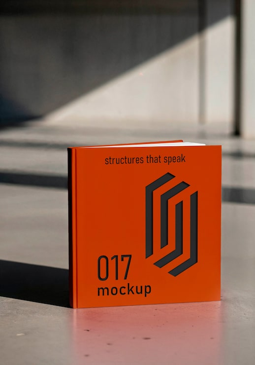 Gratis PSD tom hvid bog mockup