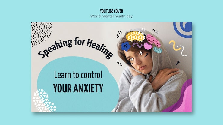 Gratis PSD verdensdag for mental sundhed youtube cover