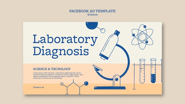Gratis PSD vitenskapsmaldesign