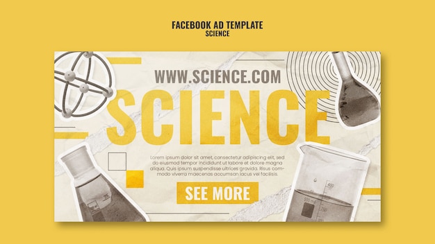 Gratis PSD vitenskapsmaldesign
