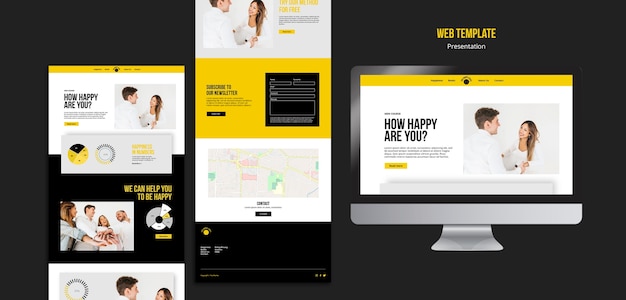 Gratis PSD webmal for lykke