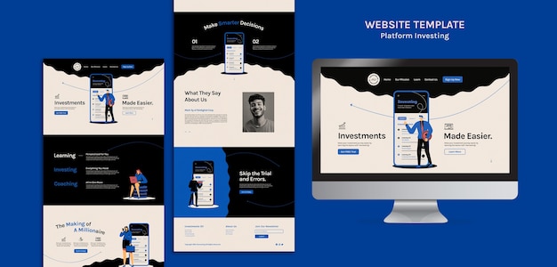Gratis PSD webmal for plattforminvestering