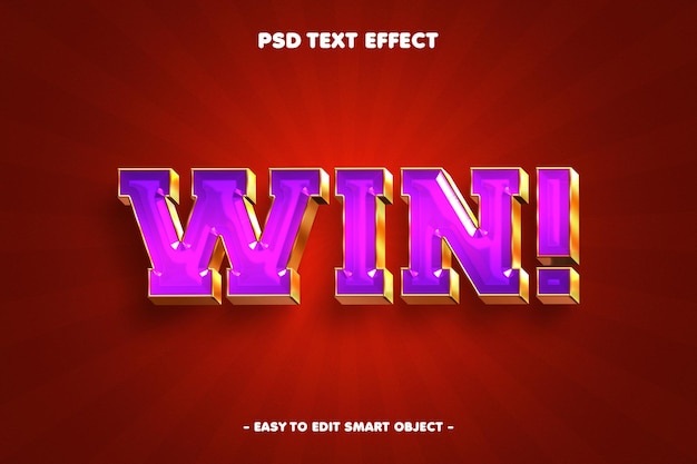 Gratis PSD win tekst effekt