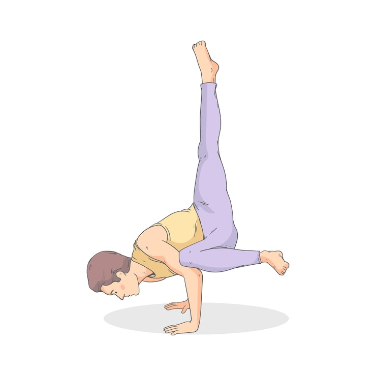 Gratis PSD yogaposition och meditation isolerade
