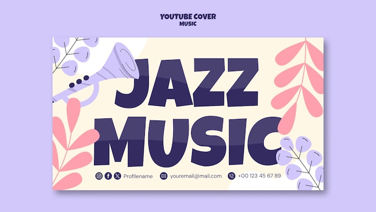 Gratis PSD youtube-covermal for musikkunderholdning