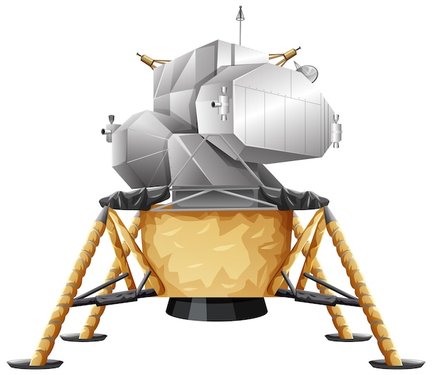 Gratis Vektor apollo 11 månelandingsmodul
