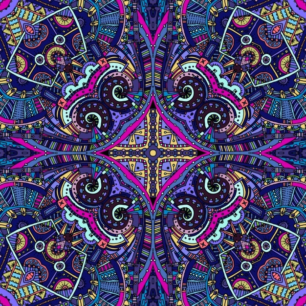Gratis Vektor baggrundsdesign i boheme-stil