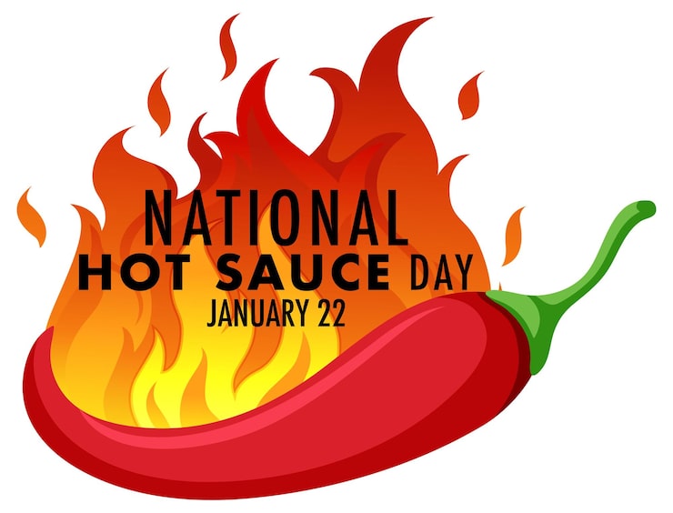 Gratis Vektor banner til den nationale hot sauce-dag