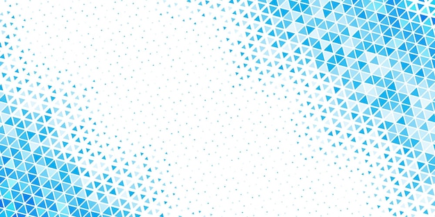 Gratis Vektor blå geometrisk trekantet baggrund