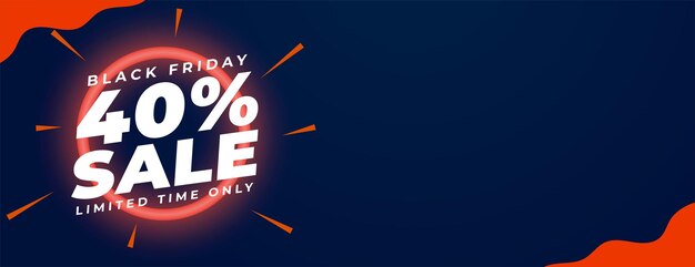 Gratis Vektor black friday-rea erbjudande affisch med röd neoneffekt