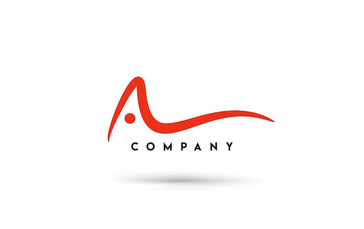 Gratis Vektor branding identitet corporate vector logo a design.