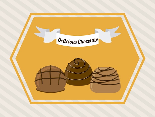 Gratis Vektor chokolade