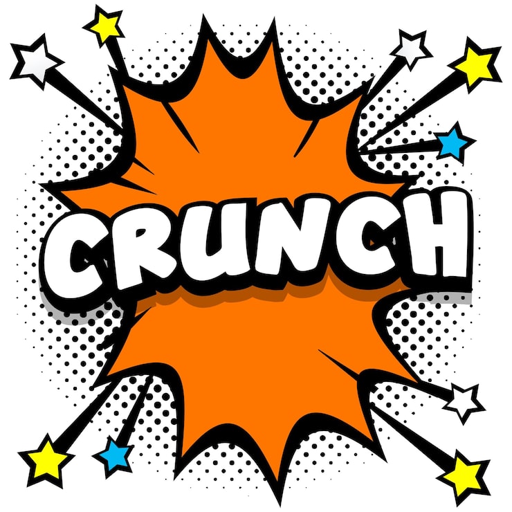 Gratis Vektor crunch pop art tegneserie talebobler bog lydeffekter