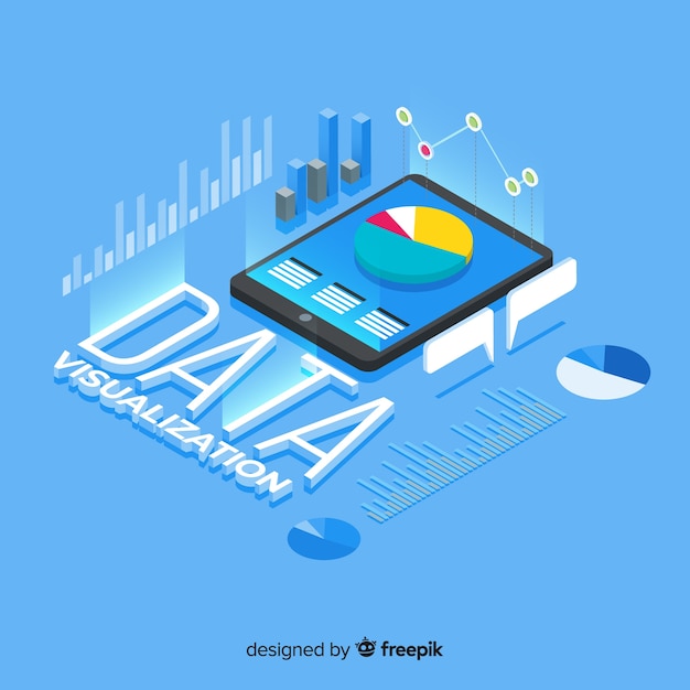 Gratis Vektor datavisualisering