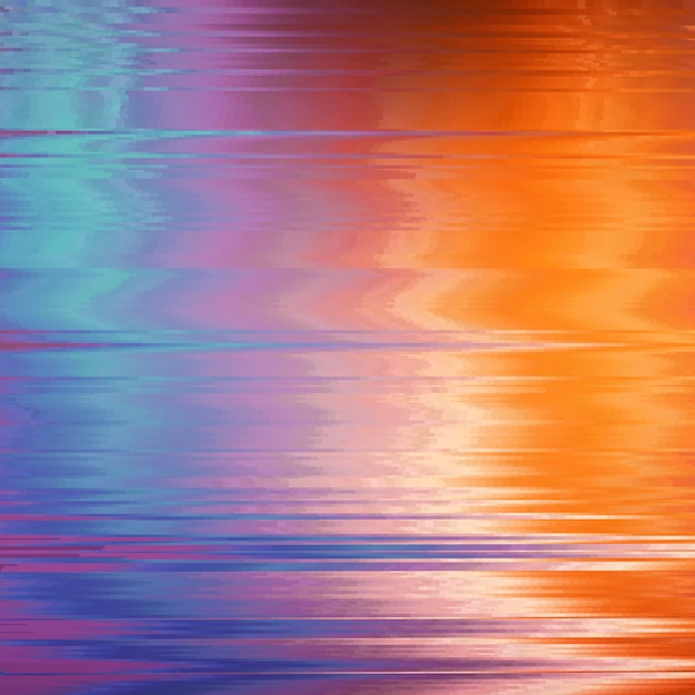 Gratis Vektor färgglad glitchbakgrund