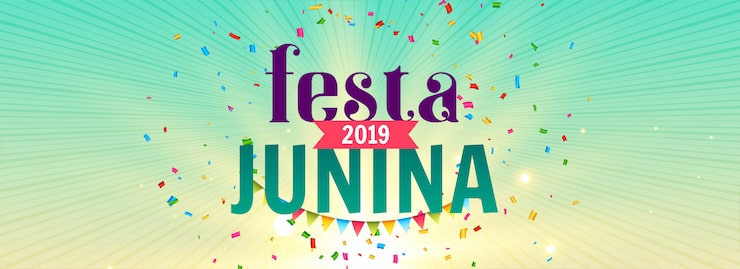 Gratis Vektor festa junina-fejringsbanner