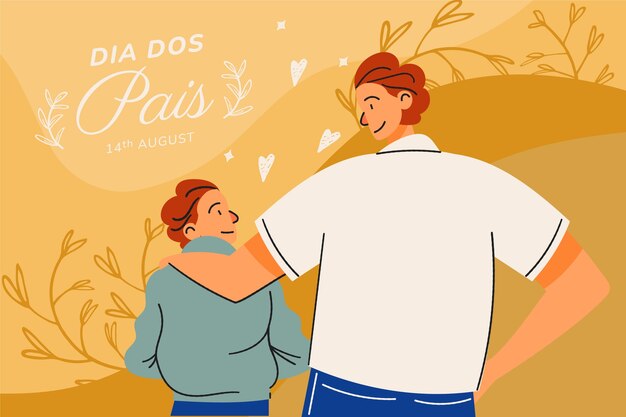 Gratis Vektor flad dia dos pais baggrund