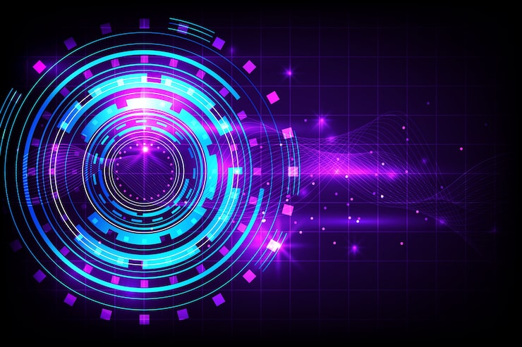 Gratis Vektor futuristisk designbakgrund