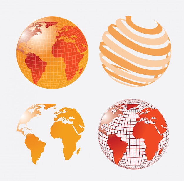 Gratis Vektor global 