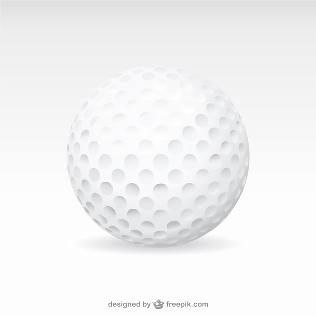 Gratis Vektor golfbold