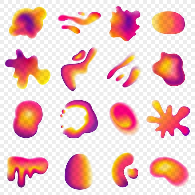Gratis Vektor gradient design elementer sæt
