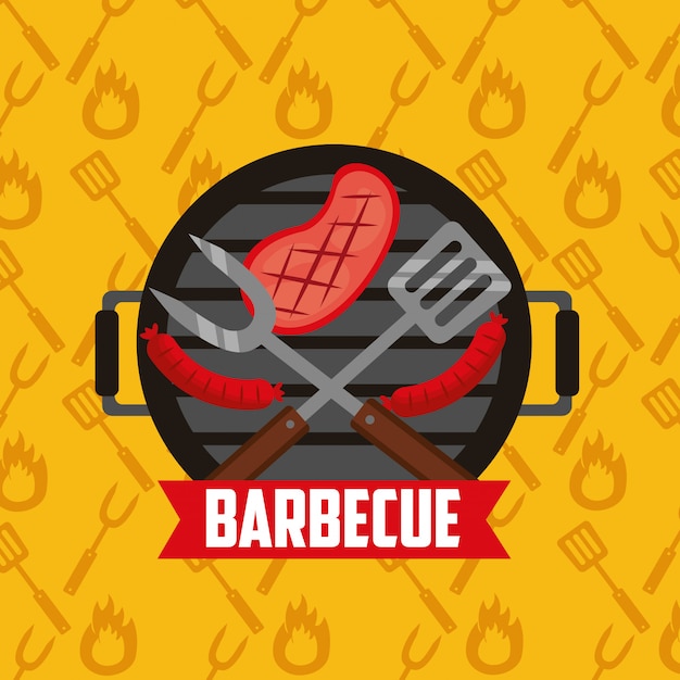 Gratis Vektor grill