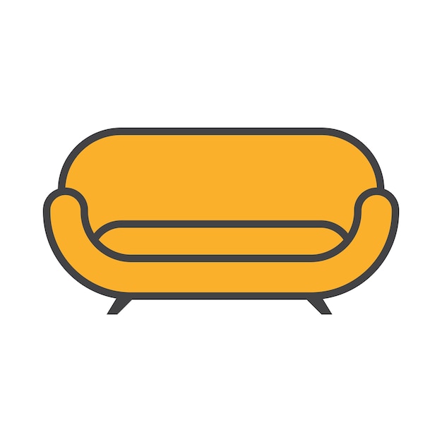 Gratis Vektor hus sofa