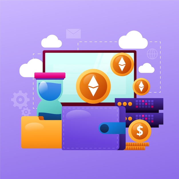 Gratis Vektor illustration af gradient staking