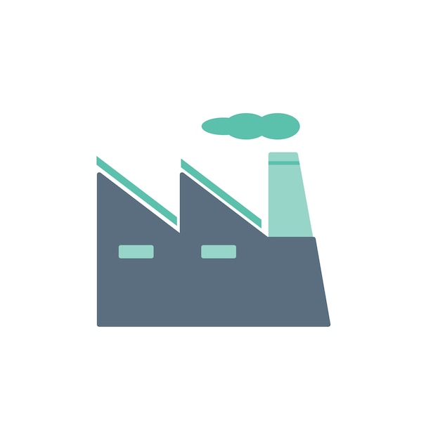 Gratis Vektor illustration av industrikoncept