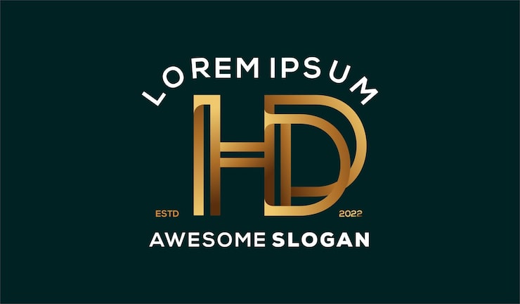 Gratis Vektor k bogstav gradient luksus logo design