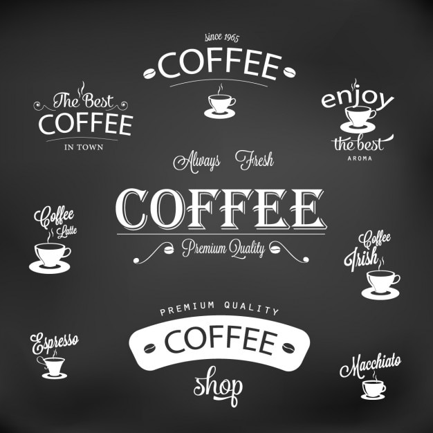 Gratis Vektor kaffebar