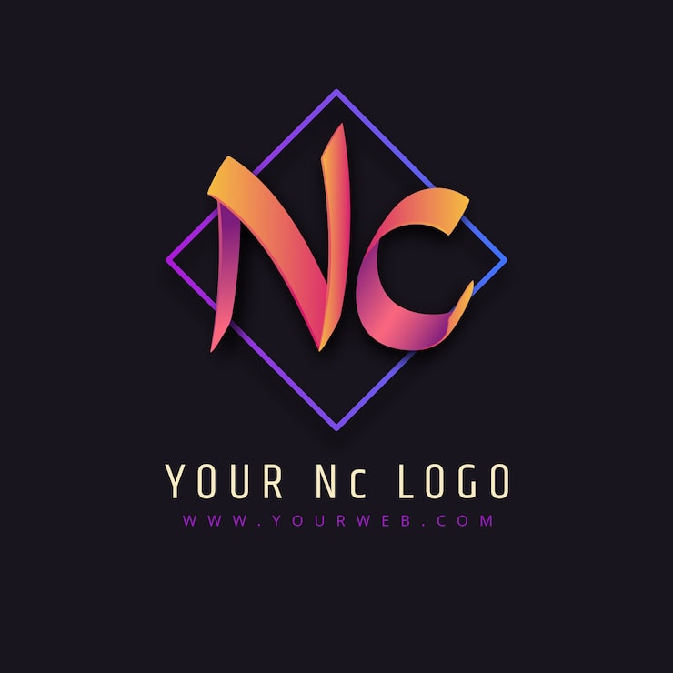 Gratis Vektor kreativ professionel cn logo skabelon