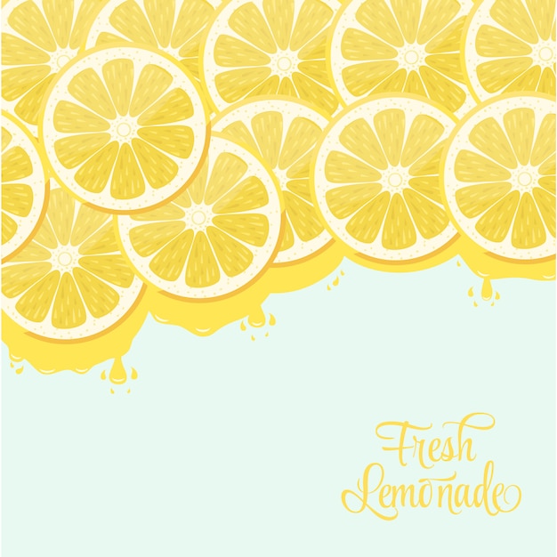 Gratis Vektor lemonad design