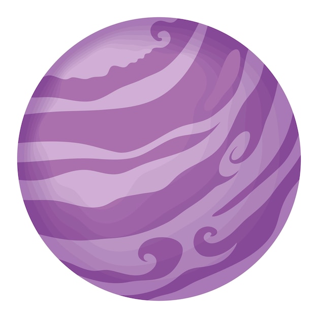 Gratis Vektor lilla planet rum ydre