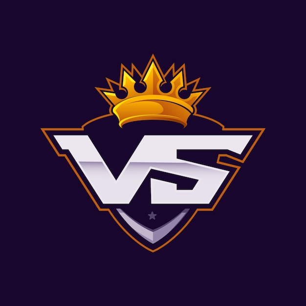 Gratis Vektor logodesign med gradient versus