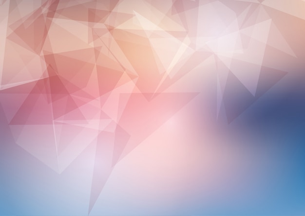 Gratis Vektor low poly baggrund