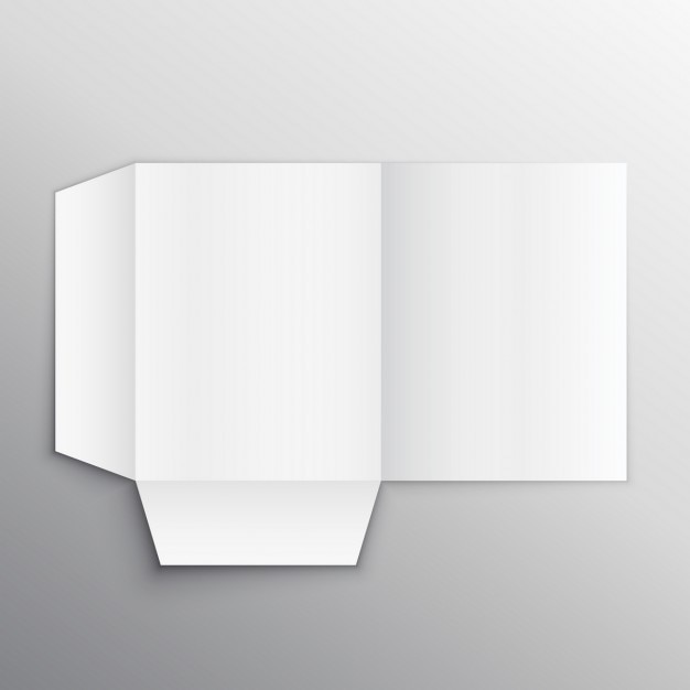 Gratis Vektor mappe, mock up