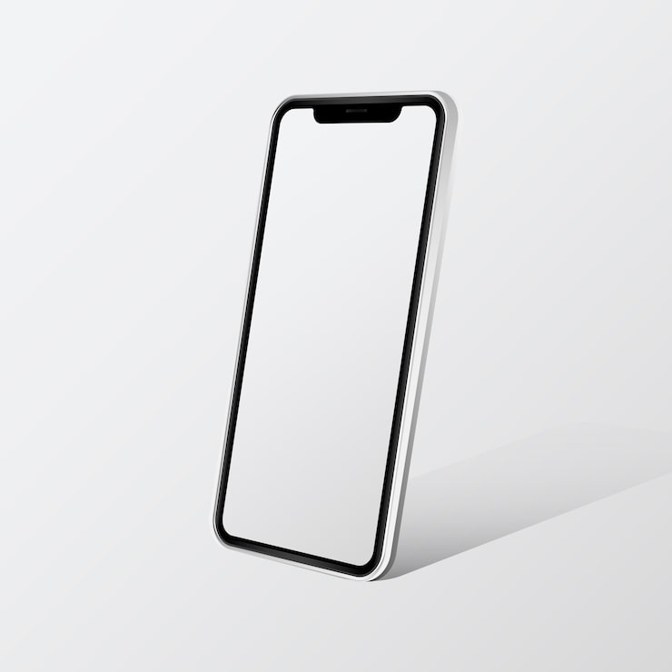 Gratis Vektor mockup av digital enhet