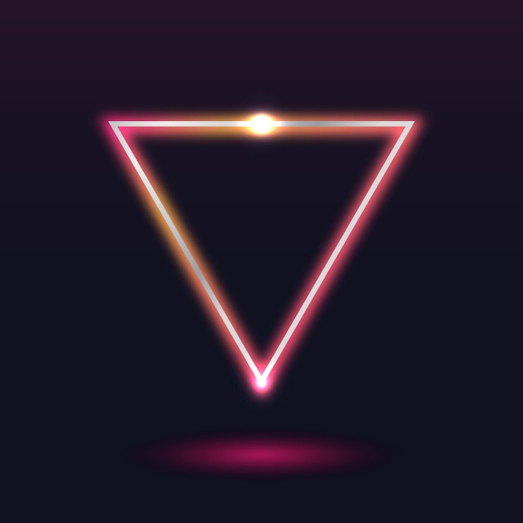 Gratis Vektor neon lysramme