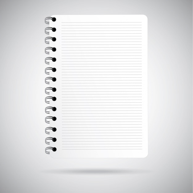 Gratis Vektor notesbog